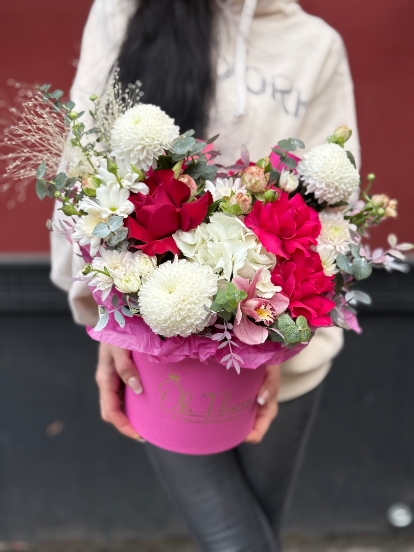 Коробка &laquo;Цветной Взрыв&raquo; от интернет-магазина цветов в 