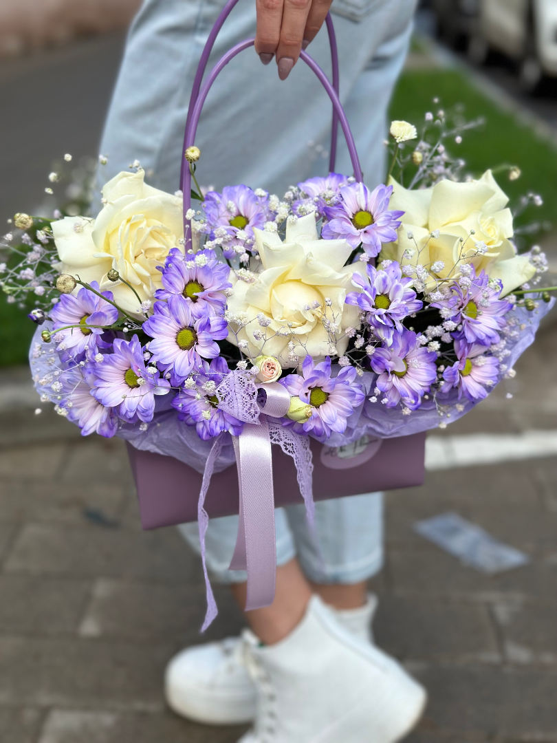 Сумка «Фиолетовое Утро» от интернет-магазина цветов в 