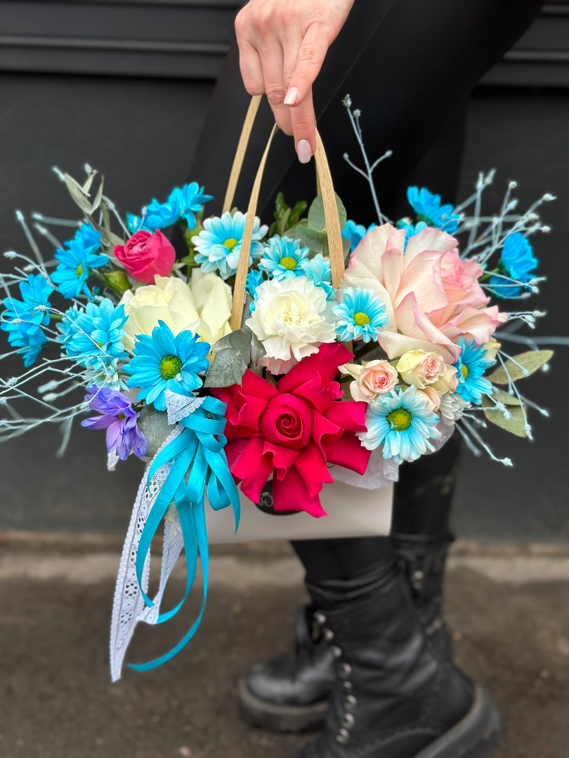 Сумка «Цветной Взрыв» от интернет-магазина цветов в 