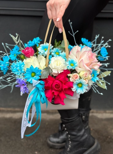 Сумка «Цветной Взрыв» от интернет-магазина цветов в 