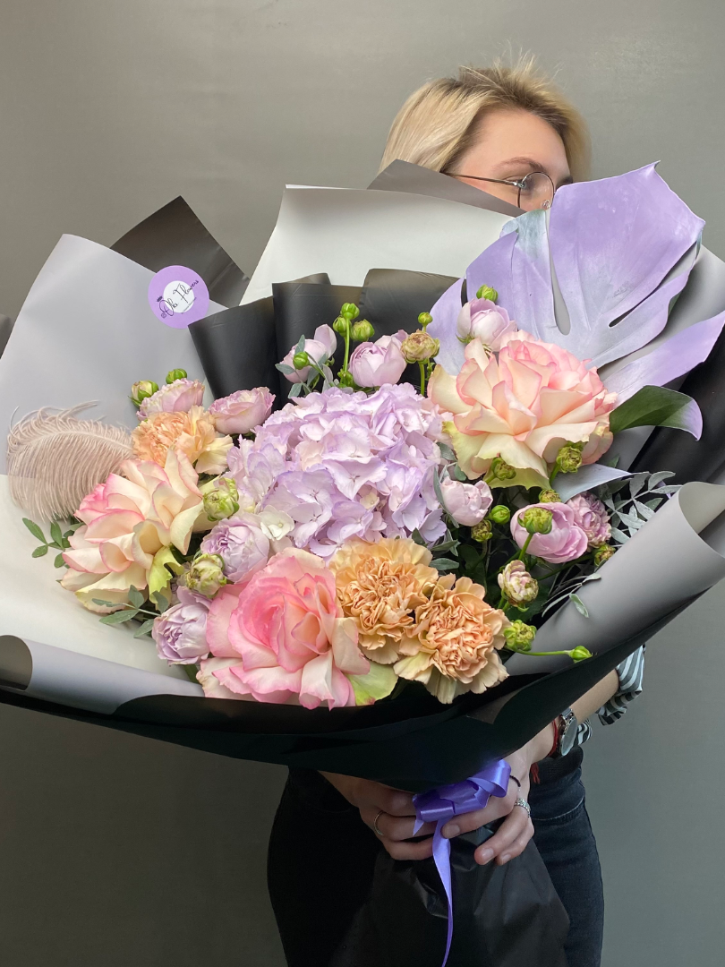 Букет «Сиреневое сияние» от интернет-магазина цветов в 