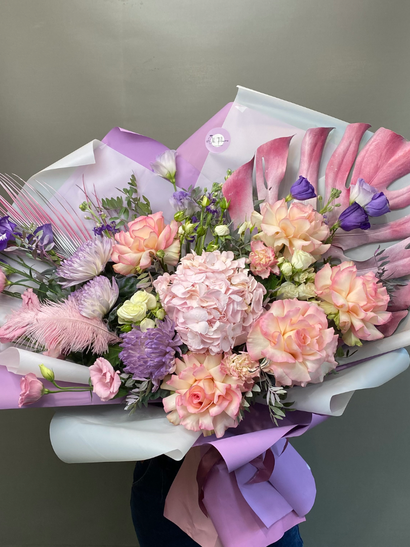 Букет «Сиреневая фантазия» от интернет-магазина цветов в 