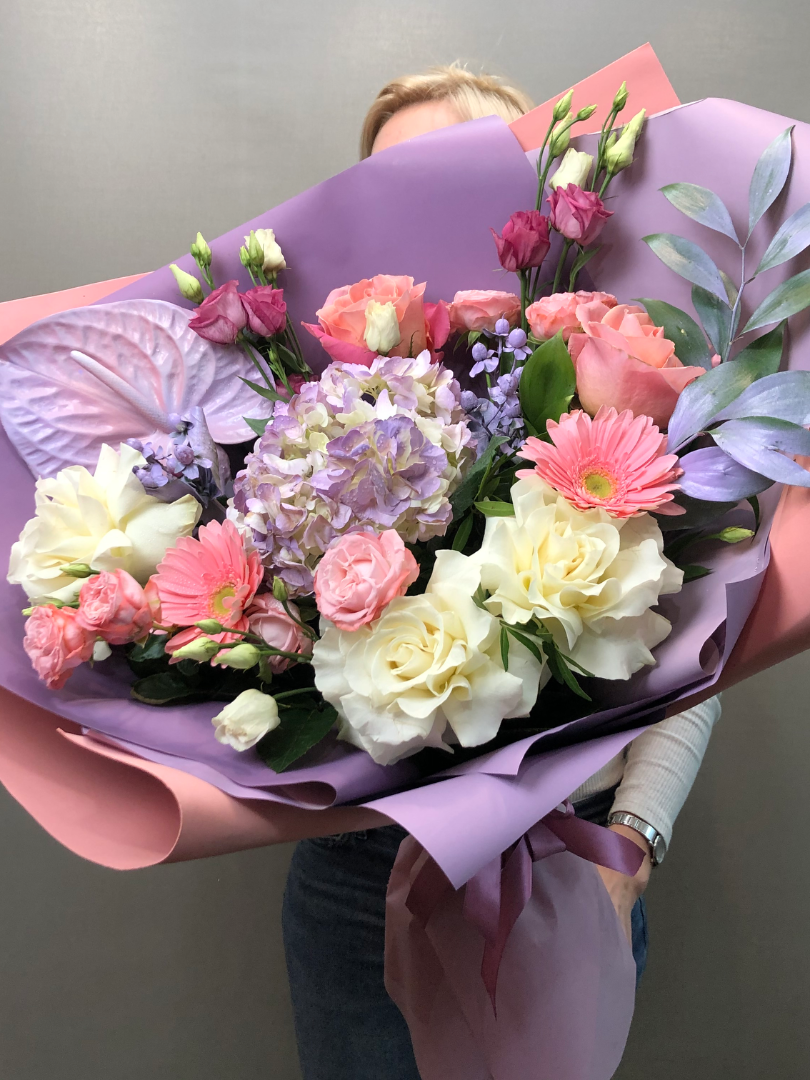 Букет «Нежность лаванды» от интернет-магазина цветов в 