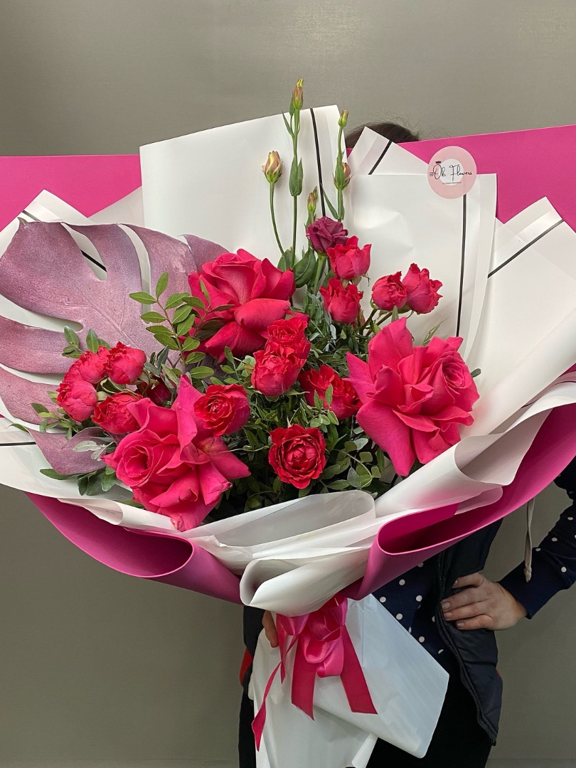 Букет «Розовый восторг» от интернет-магазина цветов в 