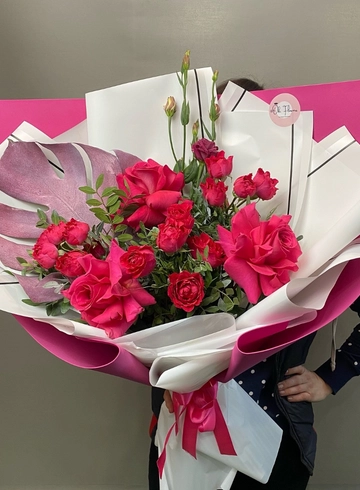 Букет «Розовый восторг» от интернет-магазина цветов в 