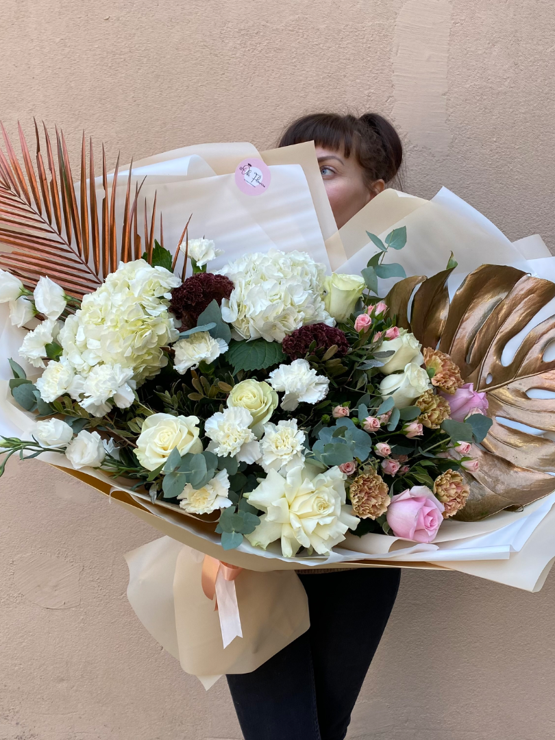 Букет «Белое золото» от интернет-магазина цветов в 
