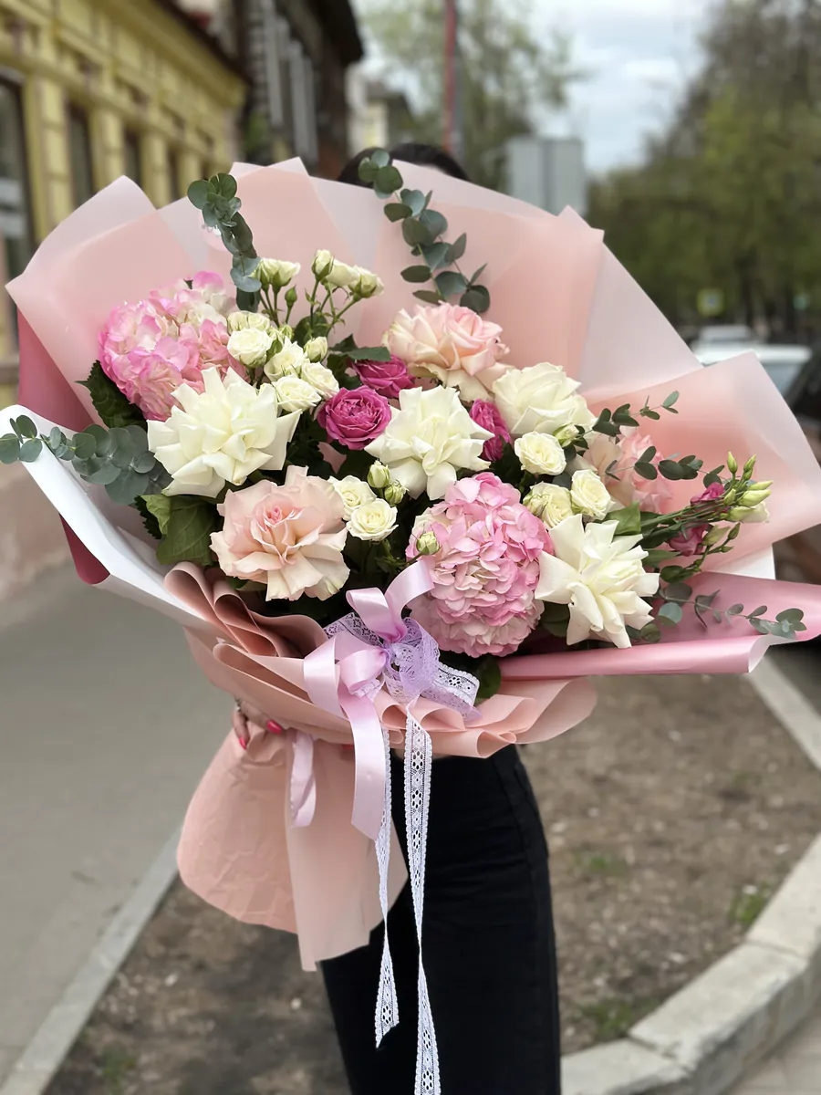 Букет «Пудровый сад»