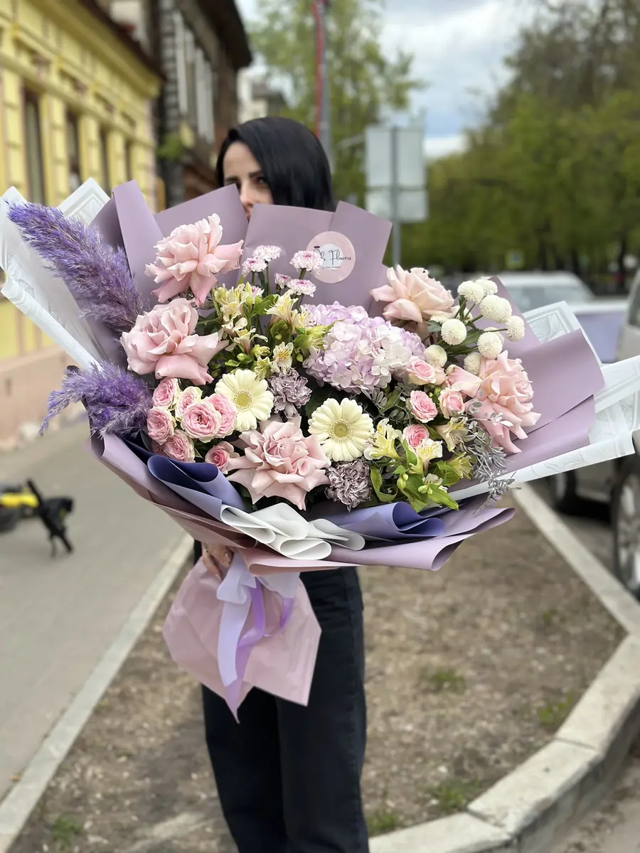 Букет «Лиловый туман»
